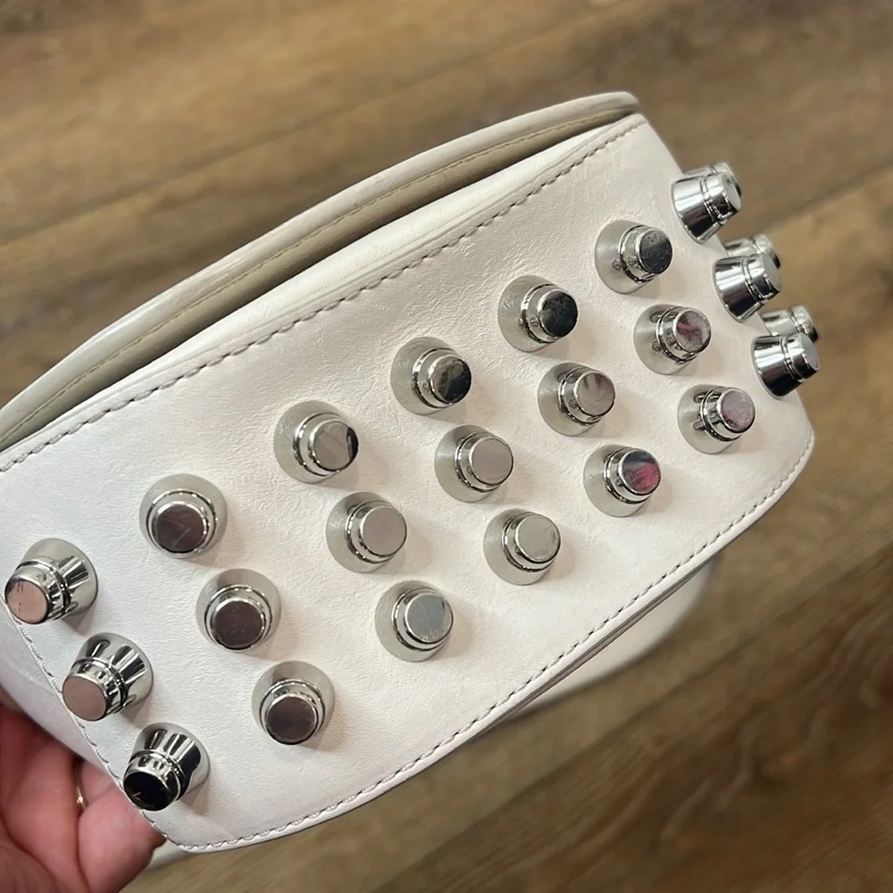 Alexander Wang Lia Leather Crossbody Bag w/Studs